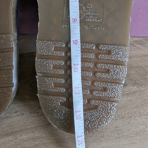 Dr. Martens Dayne Made in England Leather & Suede Applique Slides - Picture 14 of 16